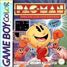 Pac-Man - Special Colour / Color Edition - 2 Games in 1