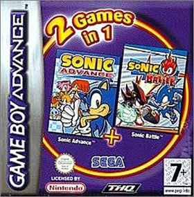 2 Games in 1 - Sonic Advance 1 + Sonic Battle