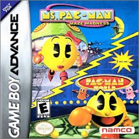 Ms. Pac-Man - Maze Madness + Pac-Man World - 2 Games in 1