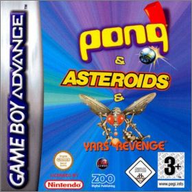 Pong + Asteroids + Yars' Revenge - 3 Games in 1