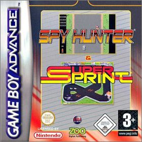 Spy Hunter + Super Sprint - 2 Games in 1