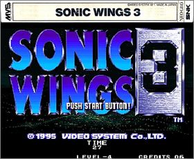 Sonic Wings 3 (III, Aero Fighters 3)