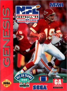 NFL Football '94 - Starring Joe Montana