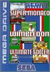 Sega Sports 1 - Super Monaco + Wimbledon + Ultimate Soccer