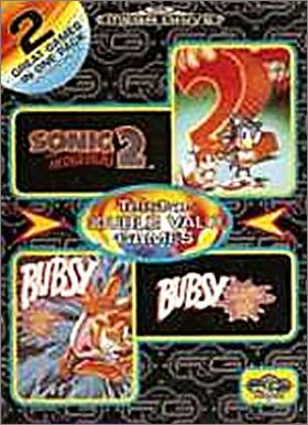 Telstar Double Value Games - Sonic 2 + Bubsy 1
