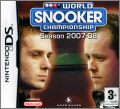 World Snooker Championship: Season 2007-08