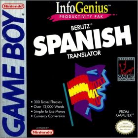 Berlitz Spanish Translator (InfoGenius Productivity Pak...)