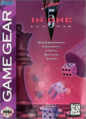 5 in One Fun Pak (Interplay...) - Backgammon + Chekers + ...