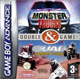 Double Game ! - Monster Trucks & Quad Desert Fury (2 in 1)