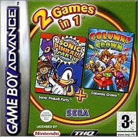 2 Games in 1 - Sonic Pinball Party + Columns Crown