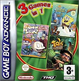 3 Games in 1 - Rugrats ... + SpongeBob SuperSponge + Tak ...