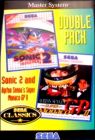 Double Pack - Sonic 2 + Ayrton Senna's Super Monaco GP 2
