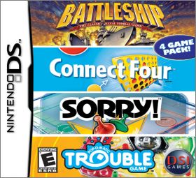 Battleship + Connect Four + Sorry ! + Trouble