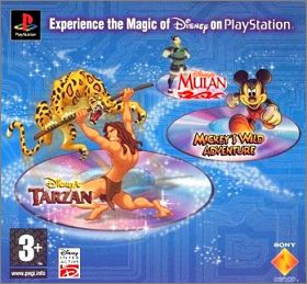 Disney's 3 in 1 - Tarzan + Mulan + Mickey's Wild Adventure