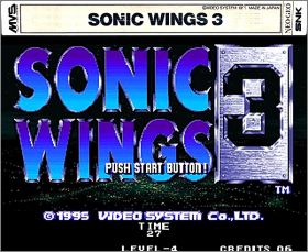 Sonic Wings 3 (III, Aero Fighters 3)