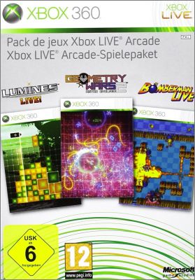 Pack de jeux Xbox Live Arcade - Lumines + Geometry Wars ...