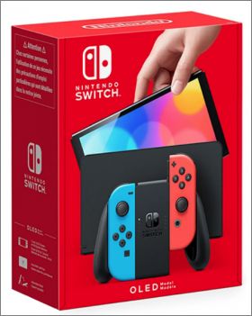 Nintendo Switch (OLED Model) Neon Red/Neon Blue Set